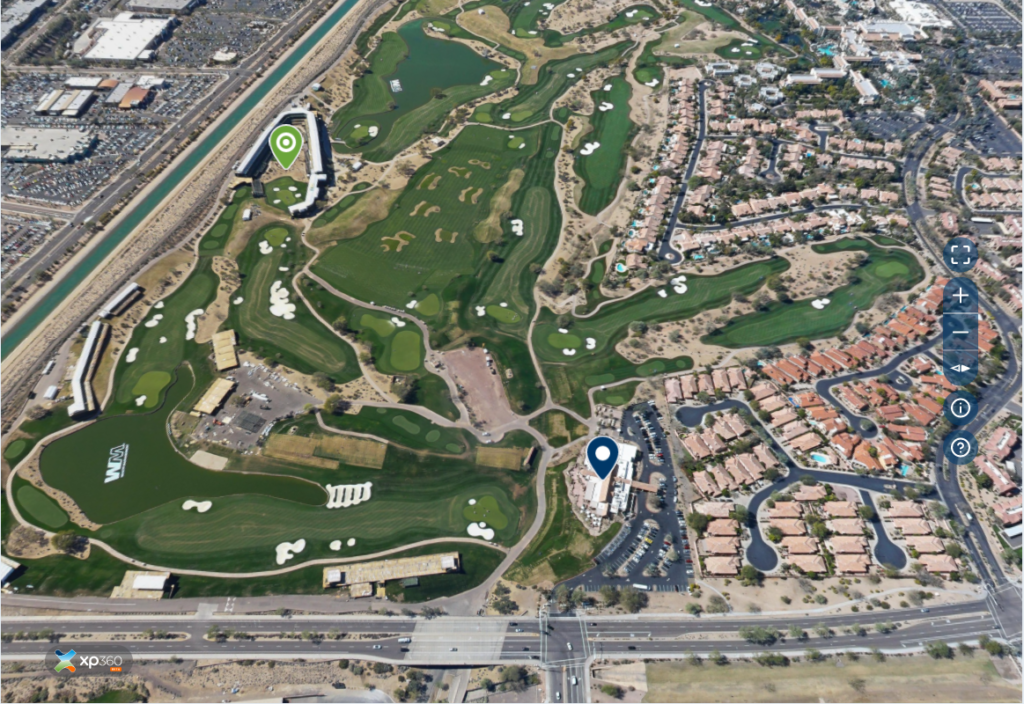 Interactive Aerial Tour TPC Scottsdale AerialSphere