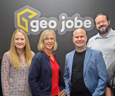 Representatives from AerialSphere at a recent visit to GEO Jobe's Office